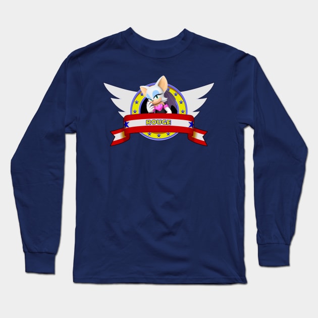 Rouge The Bat Long Sleeve T-Shirt by Nykos